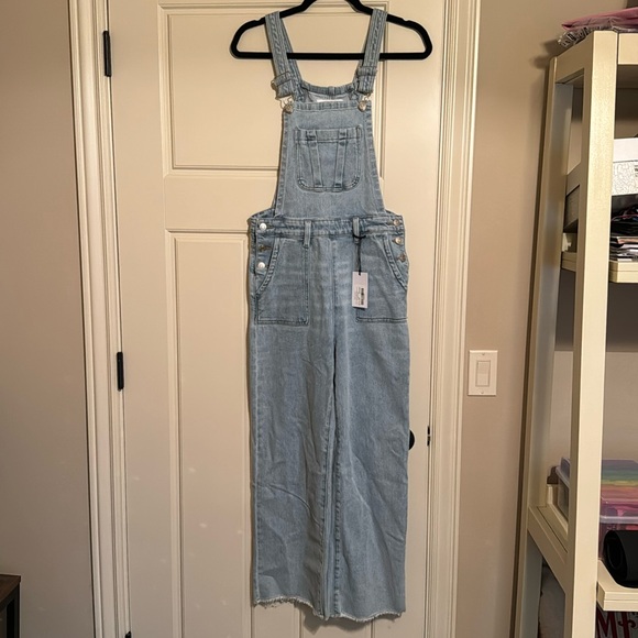 TNR Jeans Fairbanks Wide Leg Overalls - Picture 2 of 4